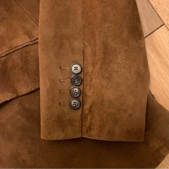 RALPH LAUREN POLO Suede Sport Coat Blazer Jacket - Picture 5 of 10